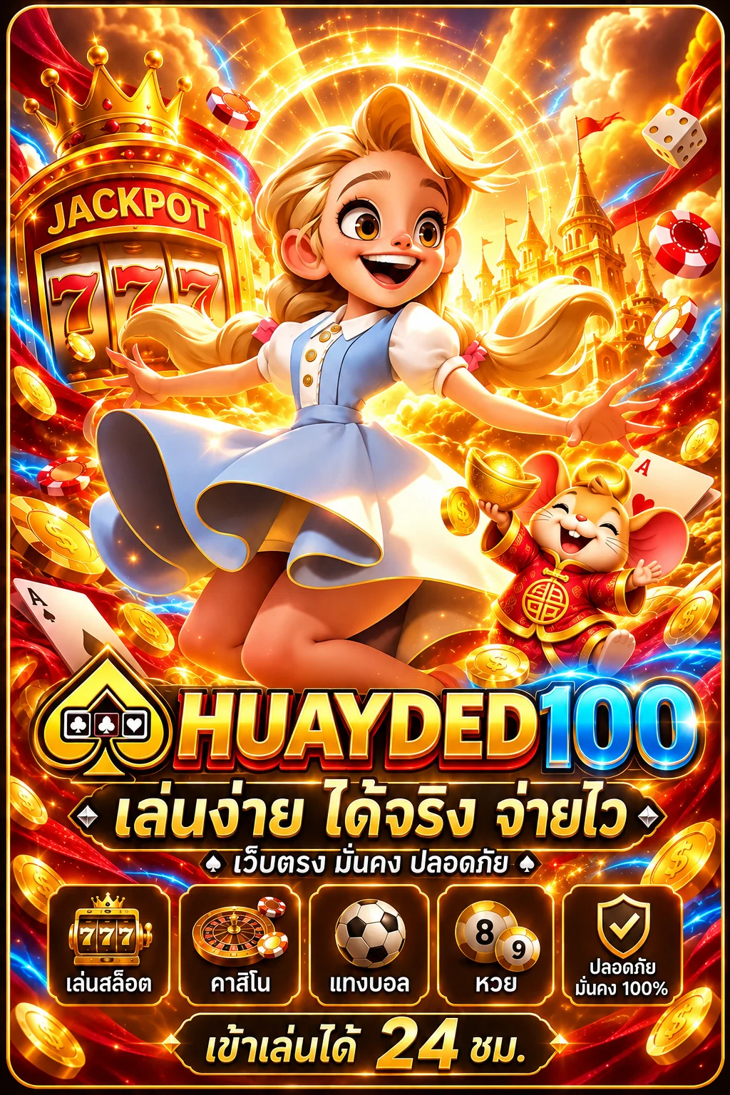 ทดลองเกม AMB กับ HUAYDED100
